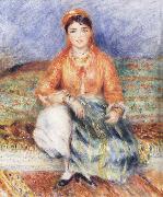 Pierre-Auguste Renoir Seated Algerian Germany oil painting artist